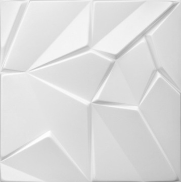 TWORZYWO SZTUCZNE 3D PANEL ŚCIENNY MERKURY BIAŁY KASETON NA SUFIT DEKORACJA