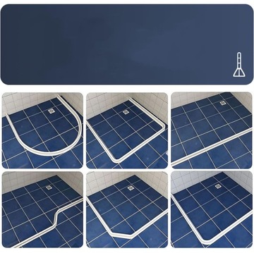 PRÓG PRYSZNICOWY DO ŁAZIENKA BARIERA WODNA ZAPORA 200CM DO ZLEWU, WANNA