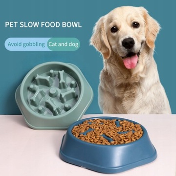 Hot Bone Shape Non-slip Dog Licking Bowl Dog