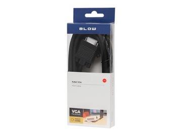 Kabel przewód VGA - VGA D-SUB monitor rzutnik FULL HD 3m