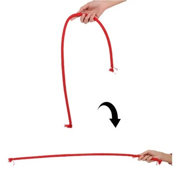 Rigid Stiff Rope Close Up Magic Trick Magic Stiff Rope Illusion Gimmick