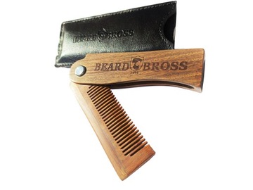 KARTACZ BEARD Щетка + расческа Складной футляр