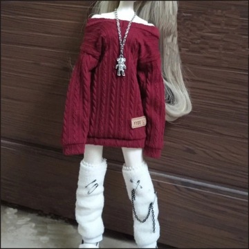 Nowe ubrania dla lalek 30/45/60cm dla 1/3 1/4 1/6 Bjd luźno dopasowane