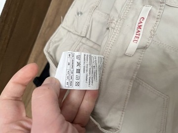 CAMAIEU spodnie jeans rurki zamevzki 38 M