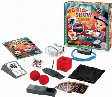 Zestaw magiczny MAGIC SHOW Nauka i zabawa dla dzieci Mały magik Buki