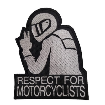 naszywka dla motocyklistów RESPECT FOR MOTO