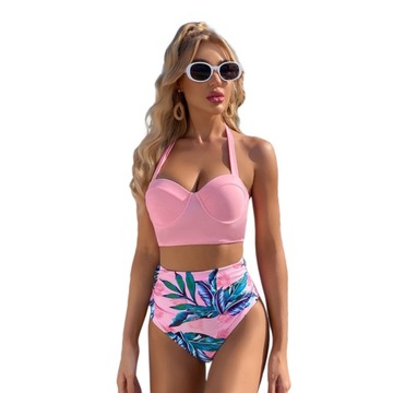 STRÓJ KĄPIELOWY BIKINI BOHO WYSOKI STAN ROZM L