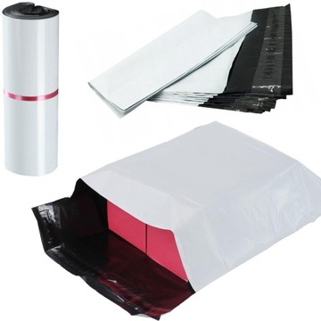 Foliopaki Kurierskie B4 260x350 mm Do Pakowania Foliopak Biały - 100 szt.