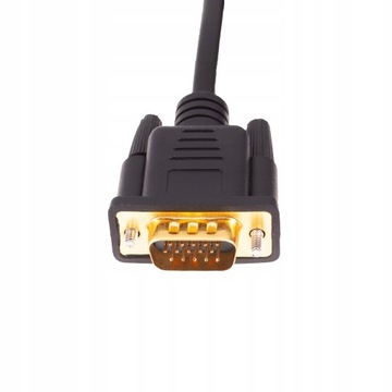 КАБЕЛЬ VGA — HDMI, ЗОЛОТОЙ КАБЕЛЬ D-SUB FULL HD, 2 М