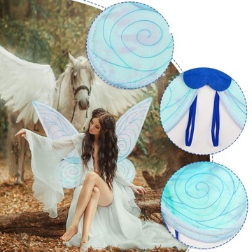 Крылья феи, бабочка, косплей эльфа, маскировка + палочка
