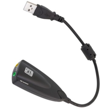 ВНЕШНЯЯ ЗВУКОВАЯ КАРТА USB 7.1 КАБЕЛЬ