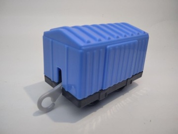 Wagon towarowy kryty niebieski Trackmaster