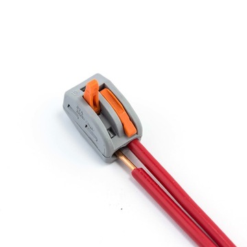 SZYBKOZŁĄCZEK złączy prądu elektrycznego,szybkie ZESTAW drut/linka 50szt