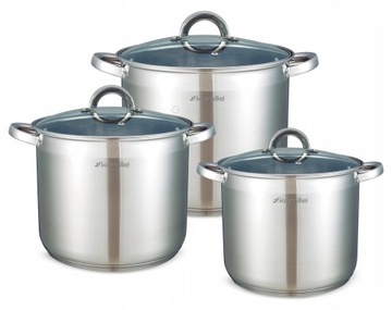 ZESTAW GARNKÓW 5807 INOX 6 ELEMENTÓW KAMILLE