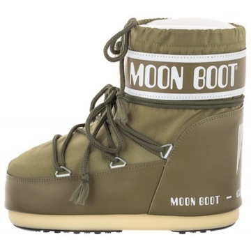 Buty Śniegowce Moon Boot Khaki 14093400007 Zielone