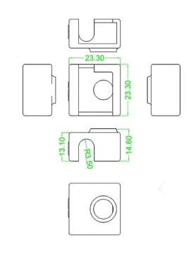 Bigtreetech MK8 – силиконовый теплоизолятор. 3D
