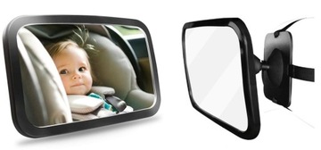 AMIO LUSTERKO DO OBSERWACJI DZIECKA W SAMOCHODZIE / BABY CAR MIRROR 29X19CM