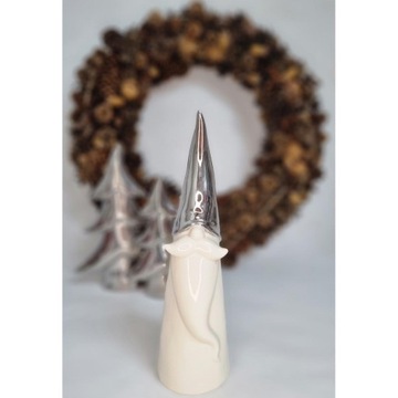 РОЖДЕСТВЕНСКИЙ ОРНАМЕНТ ФАРФОРОВАЯ ФИГУРКА САНТА ГНОМ СЛОН 17 СМ