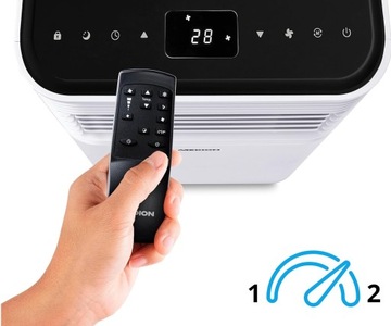 ПОРТАТИВНЫЙ КОНДИЦИОНЕР MD37020 25M2 7000BTU 2,1 кВт КОМПЛЕКТ ОСУШИТЕЛЯ + ДИСТАНЦИОННОЕ УПРАВЛЕНИЕ