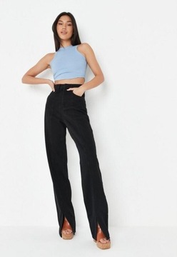 czarne jeans spodnie 38