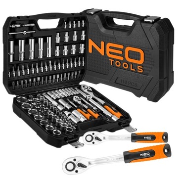 НАБОР ТОРЦЕВЫХ КЛЮЧЕЙ NEO, 110 шт. 1/2