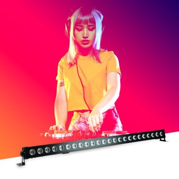 Светодиодная лента BELKA BAR RGBW 24x 4W DMX 4в1 пульт дистанционного управления