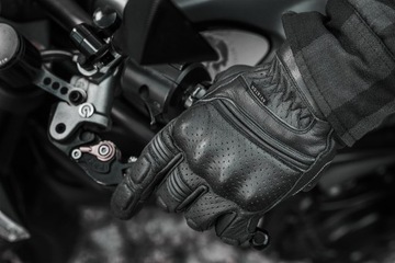 SHIMA AVIATOR BLACK Rękawice motocyklowe GRATISY