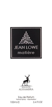 ALHAMBRA JEAN LOWE MATIERE - WODA PERFUMOWANA - VOLUME: 100 ML