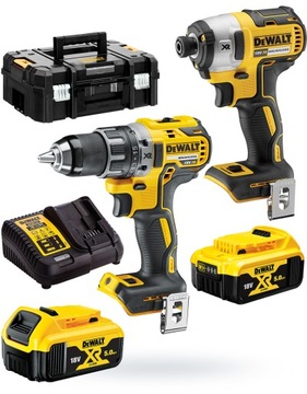 COMBO 2 DCD791 DCF887 2x5Ah DEWALT DCK268P2T TSTAK