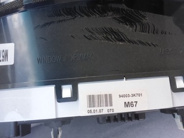 HYUNDAI SONATA V 05-10R PŘÍSTROJOVÁ DESKA BUDÍKY 2.4 AUT EU