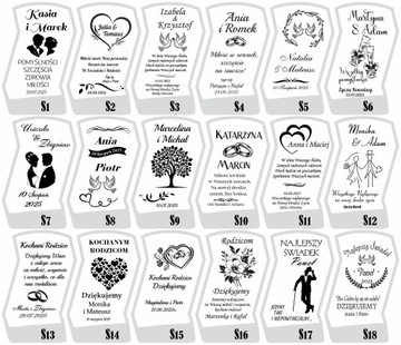 KARAFKA GRAWER KIELISZKI X12 Z GRAWEREM PREZENT