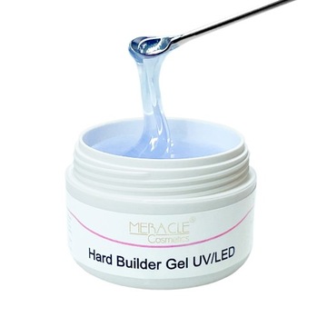 ŻEL HARD BUILDER 50g / CLEAR / ŻEL BUDUJĄCY JEDNOFAZOWY UV/LED / MERACLE