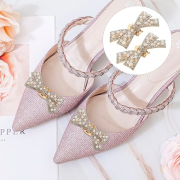 1 пара зажимов для обуви с бантом, подвески для свадебной обуви для невесты