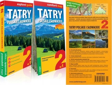 TATRY POLSKIE 2w1 PRZEWODNIK+ MAPA EXPRESS MAP