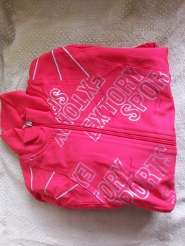 Bluza czerwona sportowa z napisami ( S)