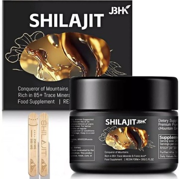 Czysty 100% Himalajski Shilajit, Miękka Żywica,Niezwykle Silny Kwas Fulwowy