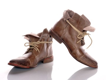 3/4 Bullet Shoes Мед, Ботильоны светло-коричневого цвета, Ботинки челси, Кожа 41
