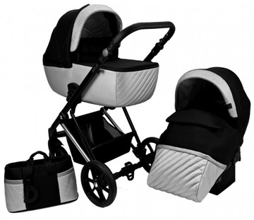 APUS CHIC 2w1 Dada Prams wózek dziecięcy - Silver