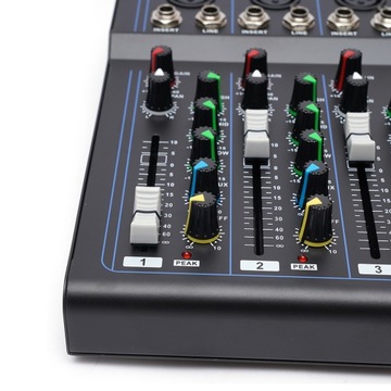 7-канальный Bluetooth-микшер USB-консоль