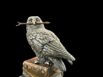 Фигурка Скульптура Статуэтка Сова на книгах Фигурка Скульптура Бронза WU77755A4