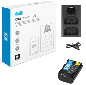 Set Ładowarka Newell USB-C+bateria LP-E6 do Canon