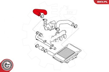 PŘÍVOD TURBÍNY 24SKV914 / # 828 MITSUBISHI OUTLANDER 2.0 DI-D 11755P 215MM