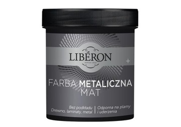 Liberon Farba Metaliczna Mat Aluminium 0,5l