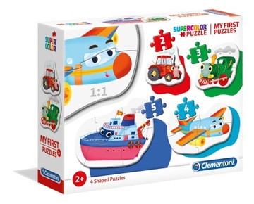 PUZZLE 2-3-4-5 MOJE PIERWSZE PUZZLE ŚRODKI TRANSPORTU