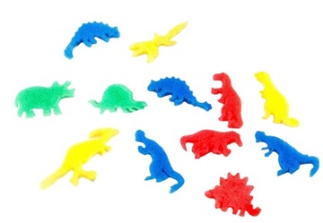 MAGICZNE KAPSUŁKI ROSNĄCE W WODZIE DINOZAUR 12 SZT