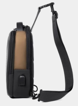Рюкзак BANGE Сумка на одно плечо для планшета USB Городская поясная сумка USB