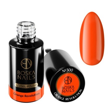 Boska Nails Lakier hybrydowy 6ml POMARAŃCZOWY 300