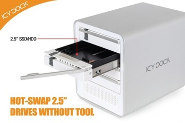 EZConvert MB882SP-1S-2B Конвертер/адаптер без инструментов с 2,5 дюйма на 3,5 дюйма