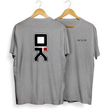 KOSZULKA T-SHIRT SOKE GREY L HULAJNOGA