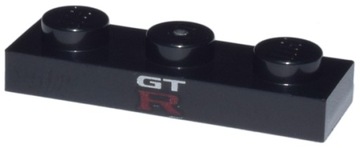 LEGO 3623pb024 Płytka 1x3 Nissan GTR 76917 1 szt N
